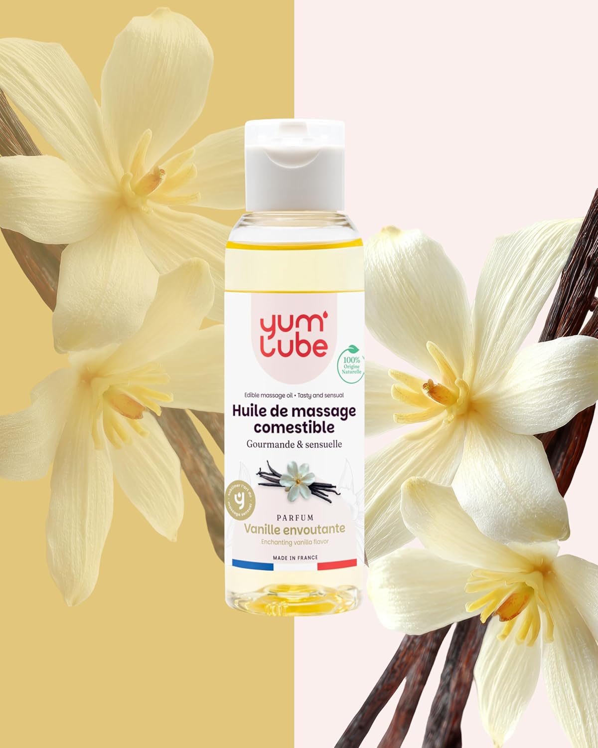 Penisvergrößerung & Pflege – Yum'Lube Sex & erotic massage oil for massage and intimate body oil with vanilla massage oil intimate suitable as sex oil massage oil for intimate area and massage oil sex intimate area – Bild 5