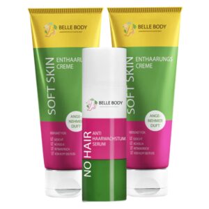 Penisvergrößerung & Pflege – Belle Body Perfect Intimate Duo for Hair Removal - Gentle & Effective for Sensitive Zones - Pain-free, Vegan & Gentle on the Skin - For Face, Armpits, Intimate Area & Body