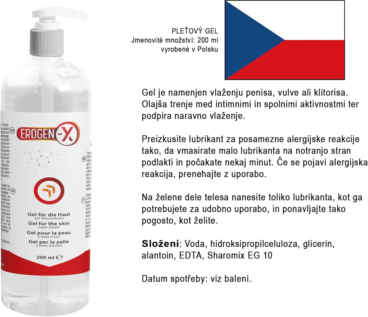 Penisvergrößerung & Pflege – Erogen X: Gel for the Skin | Erogenous Zones - 200 ml – Bild 8