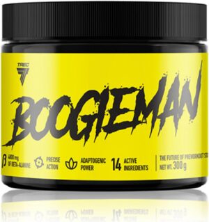 Ausdauer & Energie – Trec Nutrition - Boogieman Pre-Workout Booster - Intense Energy & Focus with Caffeine | B Vitamins | Peak Performance | L-Citrulline Malate | No Sugar Added | Tropical, 300 g Jar