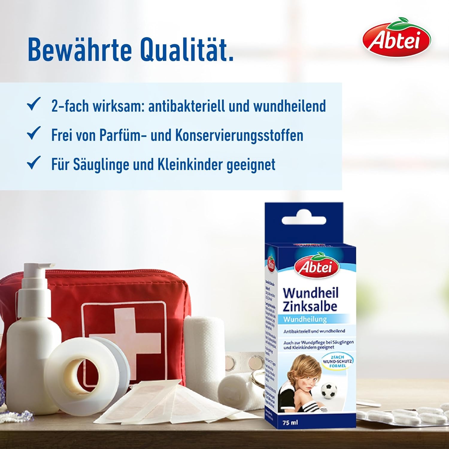 Penisvergrößerung & Pflege – Abtei Wound-Healing Zinc Ointment, 75 ml – Bild 4