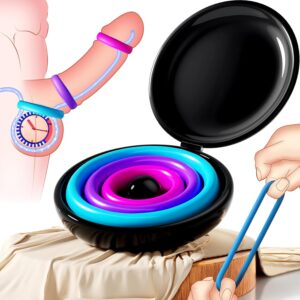 Potenzmittel & Standfestigkeit – Rings Reusable Silicone Candy Colours 3 Different Sizes Pump Sex Toy for Couples Ring Sex Toy Cock Ring Sleeve Sex Toy for Men Sleeve