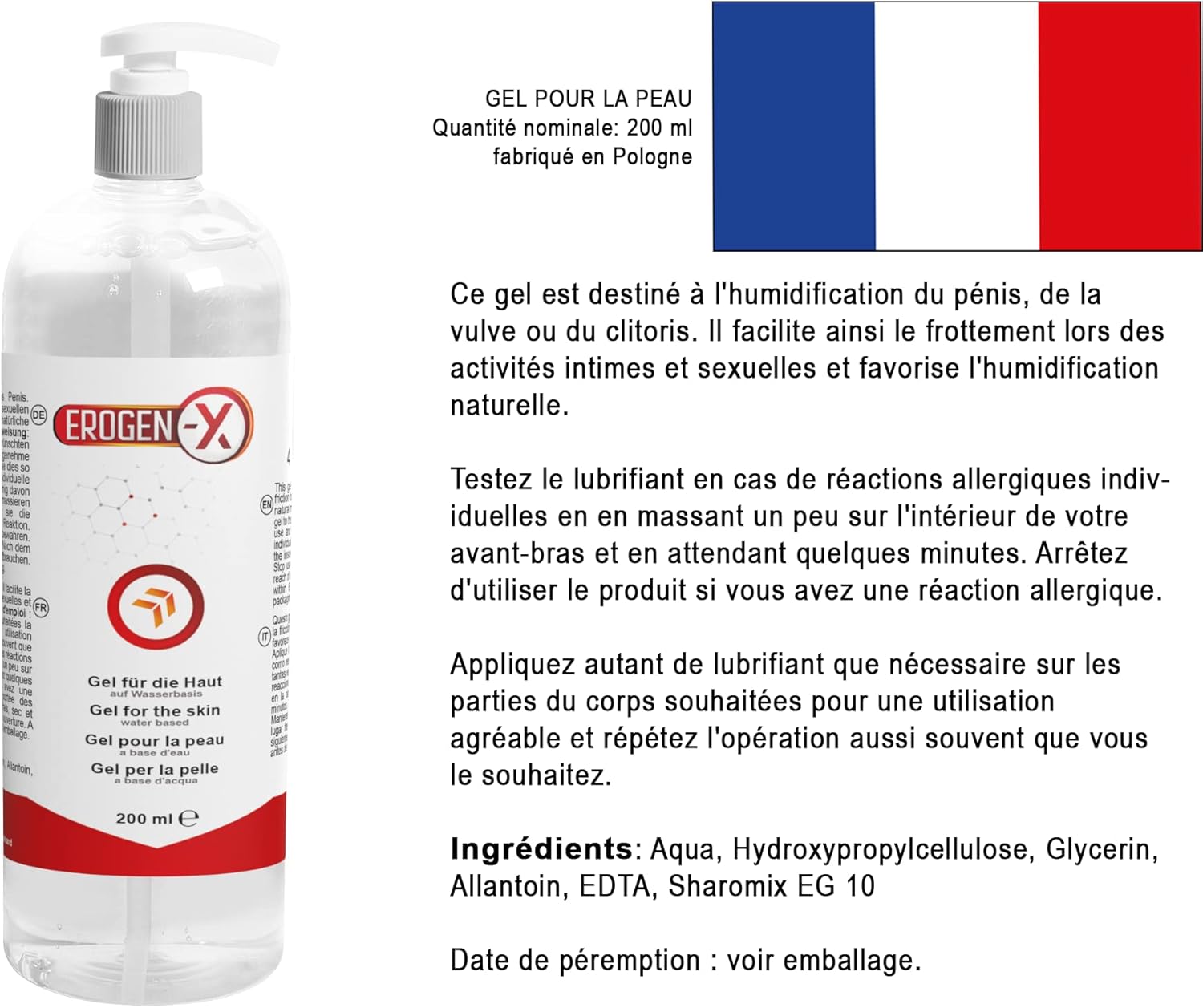 Penisvergrößerung & Pflege – Erogen X: Gel for the Skin | Erogenous Zones - 200 ml – Bild 7