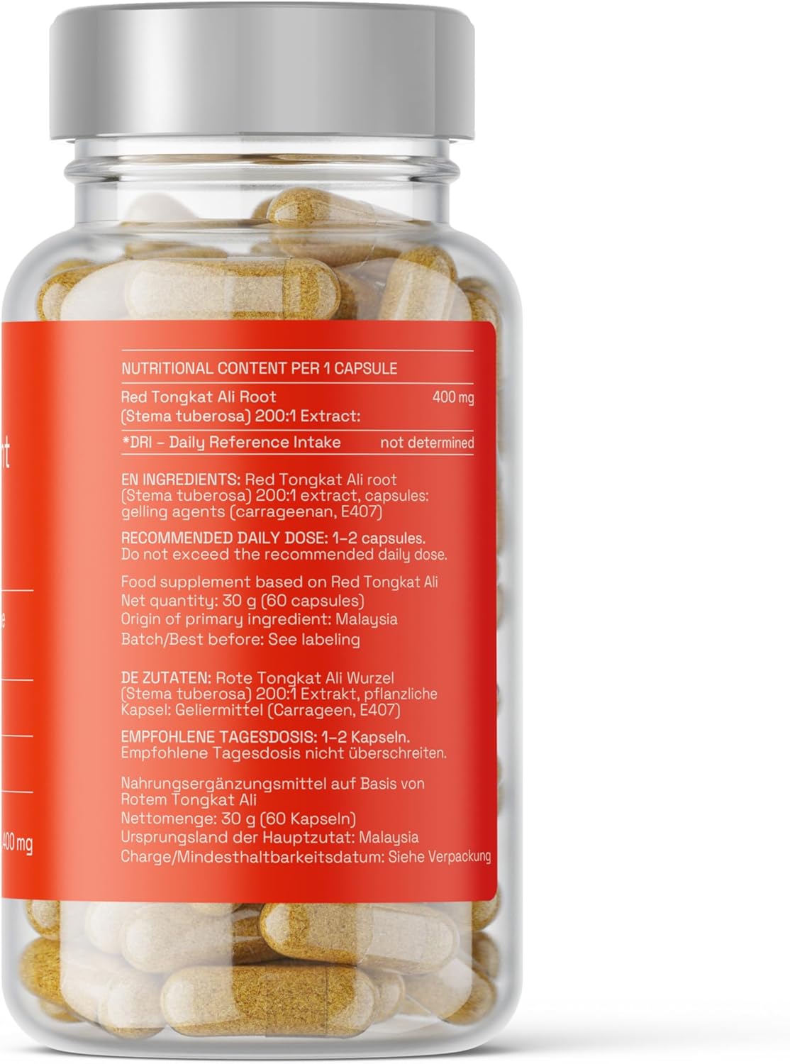 Ausdauer & Energie – Noop Red Ton-kat 400mg Capsules Premium Quality from Sweden with Stema Tuberosa Root Extract, 60 Vegan Capsules – Bild 7
