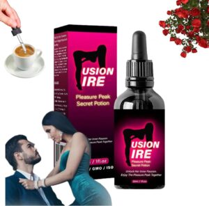 Penisvergrößerung & Pflege – FusionFire Pleasure Peak Secret Potion - Natural Increase of Libido, Oral Drops for Women, Enhancing Sensitivity and Pleasure, DesireFusion Passion Elixir (1 Piece)