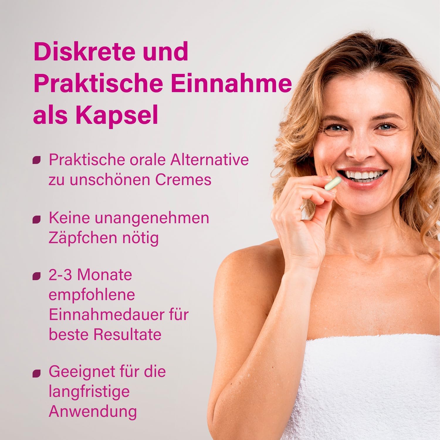 Penisvergrößerung & Pflege – Nupure® Lacto Intimate Vaginal Lactic Acid Bacteria, Plus Biotin for Mucous membranes, Oral Intake, Vaginal Probiotics, 60 Capsules, Vegan, Lactose Free – Bild 6