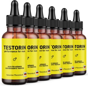 Penisvergrößerung & Pflege – Testorin Drops | Get Your Love Life In Swing | For Intimate Moments | 10 ml 6x