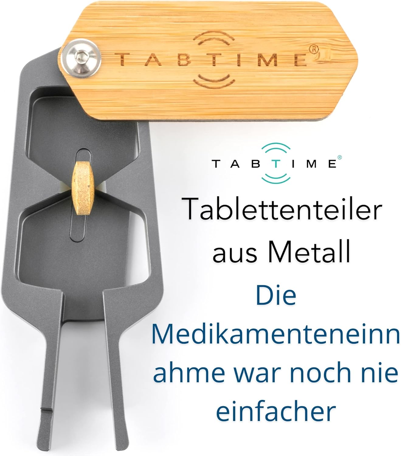 Potenzmittel & Standfestigkeit – Metal Pill Divider - Easily Divide Pills and Tablets - Highly Durable Design - Perfect Pill Cutter for Small Pills – Bild 2