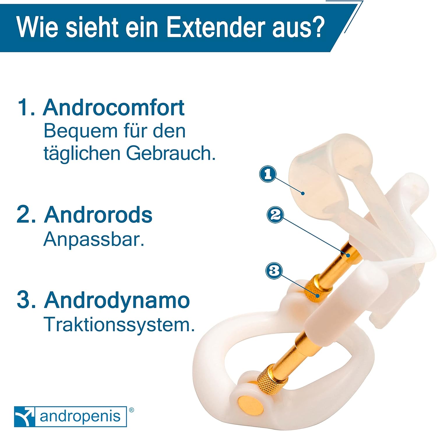 Potenzmittel & Standfestigkeit – Stretcher - Extension - Stretcher - Andro Gold DE Version – Bild 3