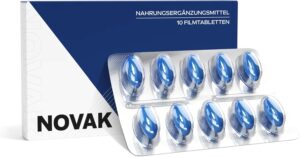 Potenzmittel & Standfestigkeit – NOVAK - 10x High Dose Capsules for Active Men - Fast Effect and Long-Lasting Effect - Natural Formula with Ginseng, Maca, Arginine & Tribulus Terrestris