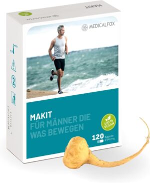 Potenzmittel & Standfestigkeit – MAKIT Zinc and Maca Capsules Pack of 120 Vegan - Dietary Supplement with 5 mg Zinc per Capsule and Valuable Maca Extract 100 mg No Artificial Additives