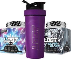 Ausdauer & Energie – LOOT - Premium Game Booster Ultra Icetea Bundle | Energy Drink with Flow-State Formula | 2x 50 Servings (400g) with Caffeine | 20 High Dose Ingredients | Endurance
