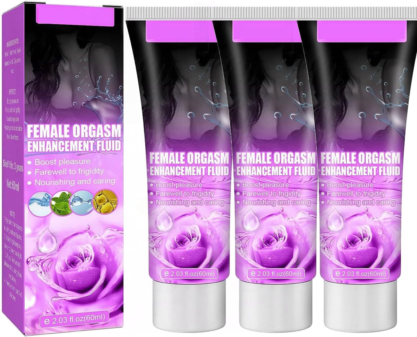 Penisvergrößerung & Pflege – 30 ml Female Libido Booster for Women, Sensual Arousal Enhancer for Women, Oils Stimulant Strong Enhancer Improve Sexual Drop Promotion Vaginal Firming Oil (3 Pieces)
