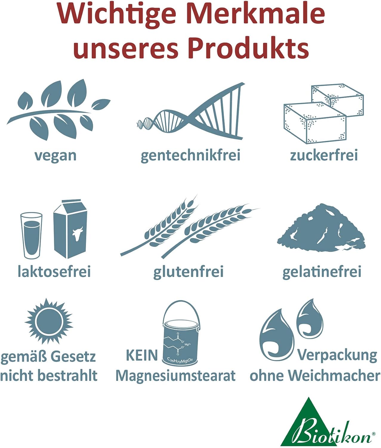 Potenzmittel & Standfestigkeit – Testos Pro according to Dr. Michalzik 120 Vegan Capsules, Special Formula Chrysine, Tribulus Terrestris, Ashwaganda, Lignans and Organically Bonded Zinc, No Additives of Biotikon® – Bild 3