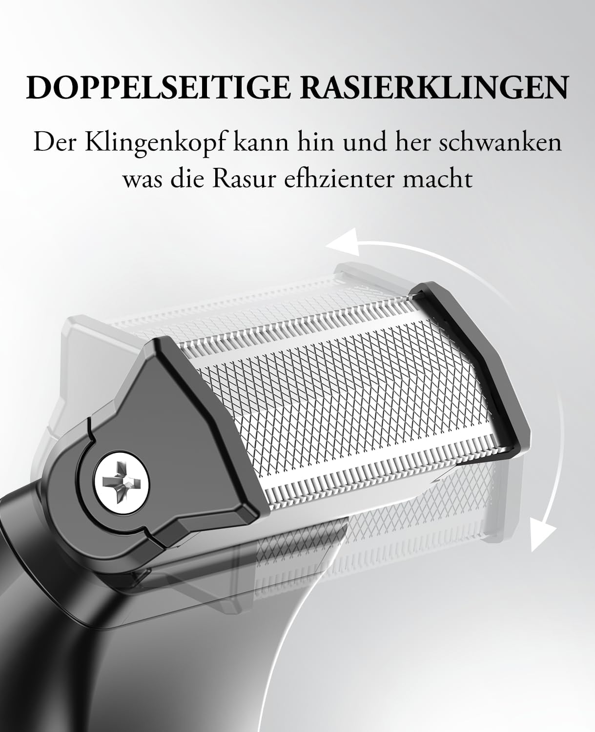 Penisvergrößerung & Pflege – kensen Men's Intimate Shaver, 2-in-1 Razor, Men's Intimate Area, Waterproof Body Shaver, Men's Type C Bodygroom, Men's Wet Dry Intimate Razor, Legs, Chest, Armpit Groin, Attachment Combs – Bild 2
