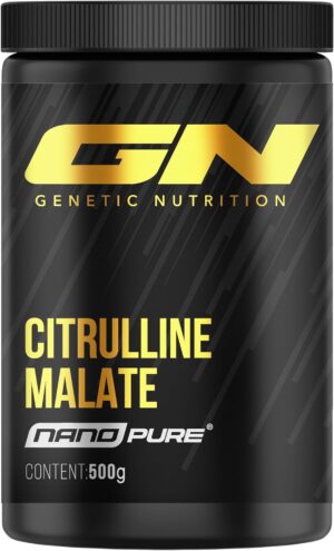 Ausdauer & Energie – NanoPure® Citrulline Malate - High Purity Pre-Workout Supplement - 500 g Vegan, No Additives, Perfect for Fitness & Endurance - Made in Germany GN Laboratories
