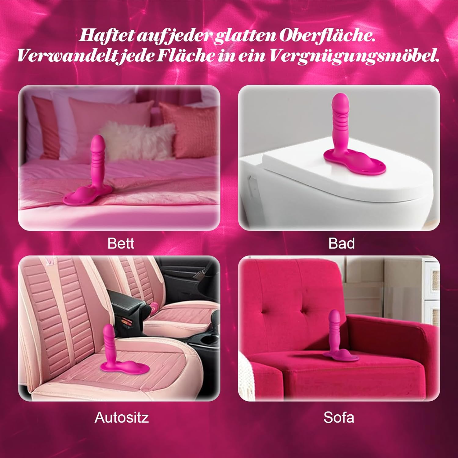 Penisvergrößerung & Pflege – Riding Dildo Vibration for Women with Shock Function Friction Function, Sex Toy for Women Couples, Strap On G Spot Dildo Vibrator with App Remote Control, BDSM Strap-On Dildo Sex Machine – Bild 3