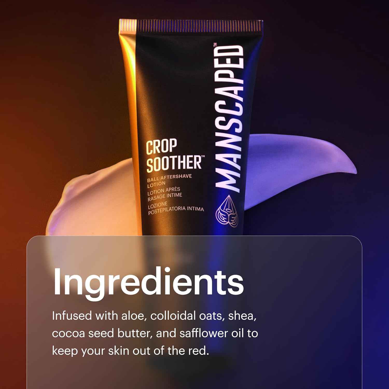 Penisvergrößerung & Pflege – MANSCAPED® Crop Soother™: Intimate Aftershave Lotion, With Aloe Vera, Oatmeal, Shea Butter, Cocoa Butter and Thistle Oil, Counteracts Shave-Related Irritation, For Sensitive Skin – Bild 8