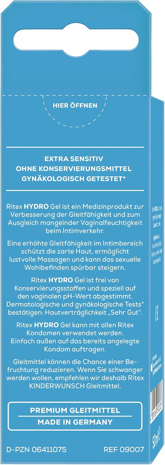 Penisvergrößerung & Pflege – Ritex 50 ml Hydro Sensitiv Gel – Bild 4