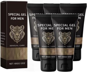 Penisvergrößerung & Pflege – Erection Cream for Men, Cream for Sex Men Longer Time, Extender Cream Larger Thicker Longer for Men, Gel for Extra Strong Enlargement (5 Pieces)