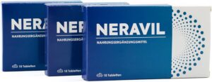 Penisvergrößerung & Pflege – Neravil Blue Tablets for Men - Complex of Ginseng, Ashwagandha and Maca with Tribulus, Folic Acid and Selenium - Support for Activity and Endurance (3)