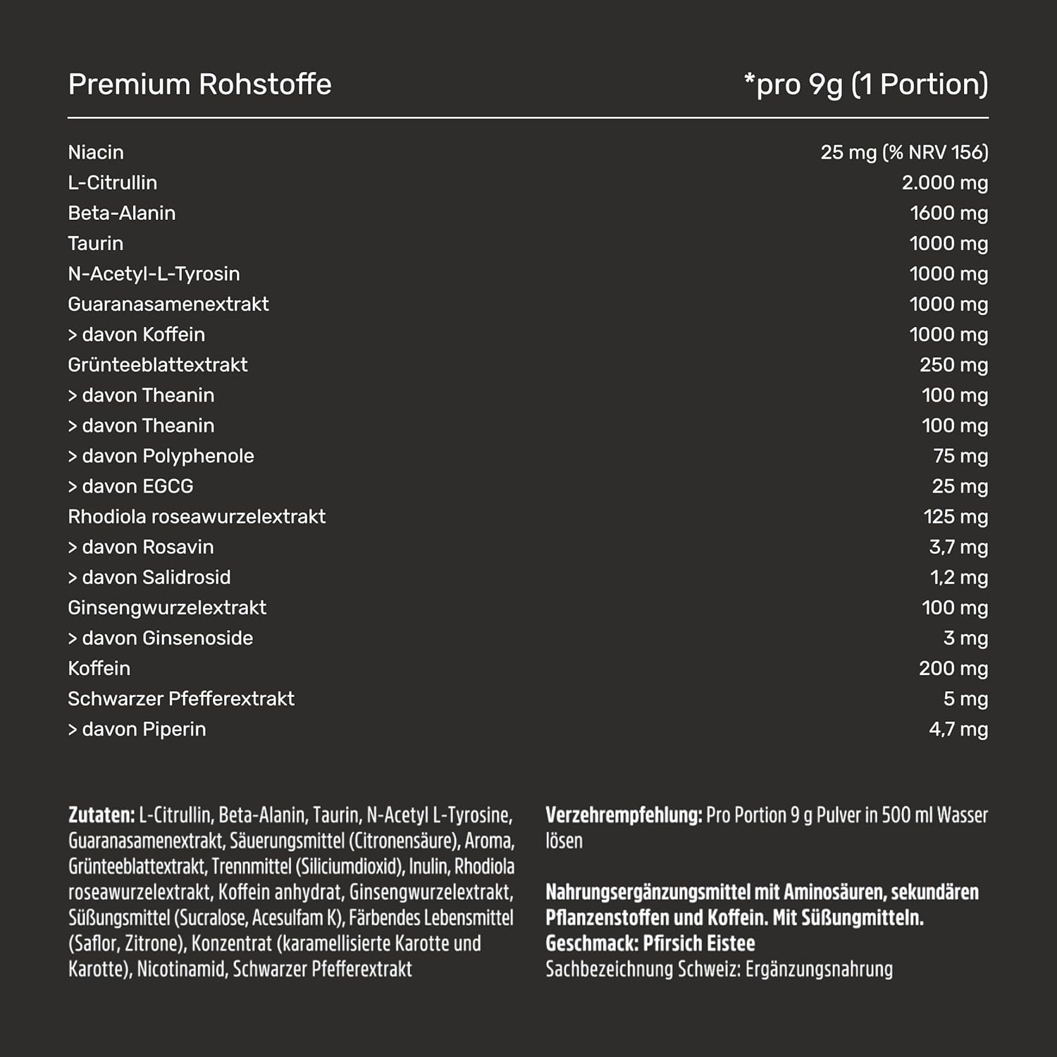 Ausdauer & Energie – Wehle Preworkout (40 Servings) Hyperdrive Galaxy Incredibly Delicious with Citrulline, Beta Alanine, Taurine, Caffeine, Guarana - High Dose - 360 g - Packaging May Vary – Bild 7