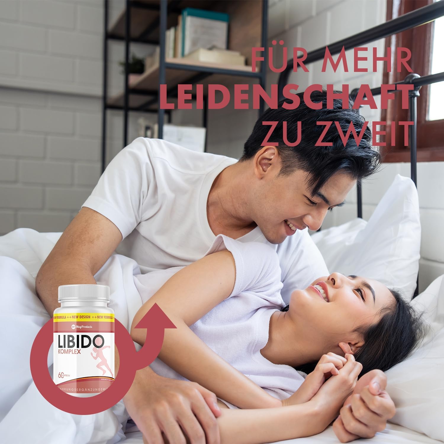 Potenzmittel & Standfestigkeit – Libido Complex Capsules with L-Arginine, L-Citrulline and Maca for More Passion Contents 60 Capsules – Bild 5