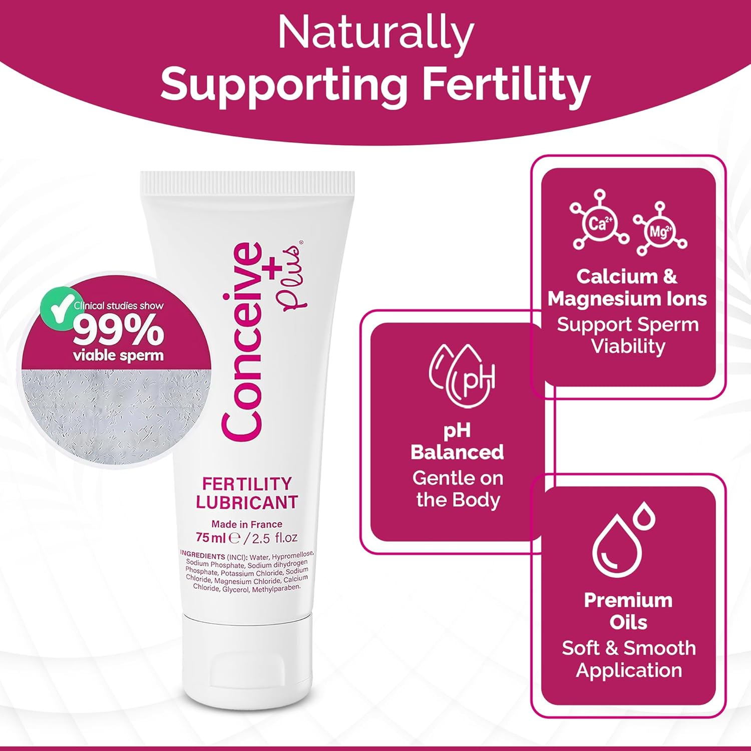 Penisvergrößerung & Pflege – SASMAR® Conceive Plus Fertility Lubricant 75 ml for Children – Bild 4