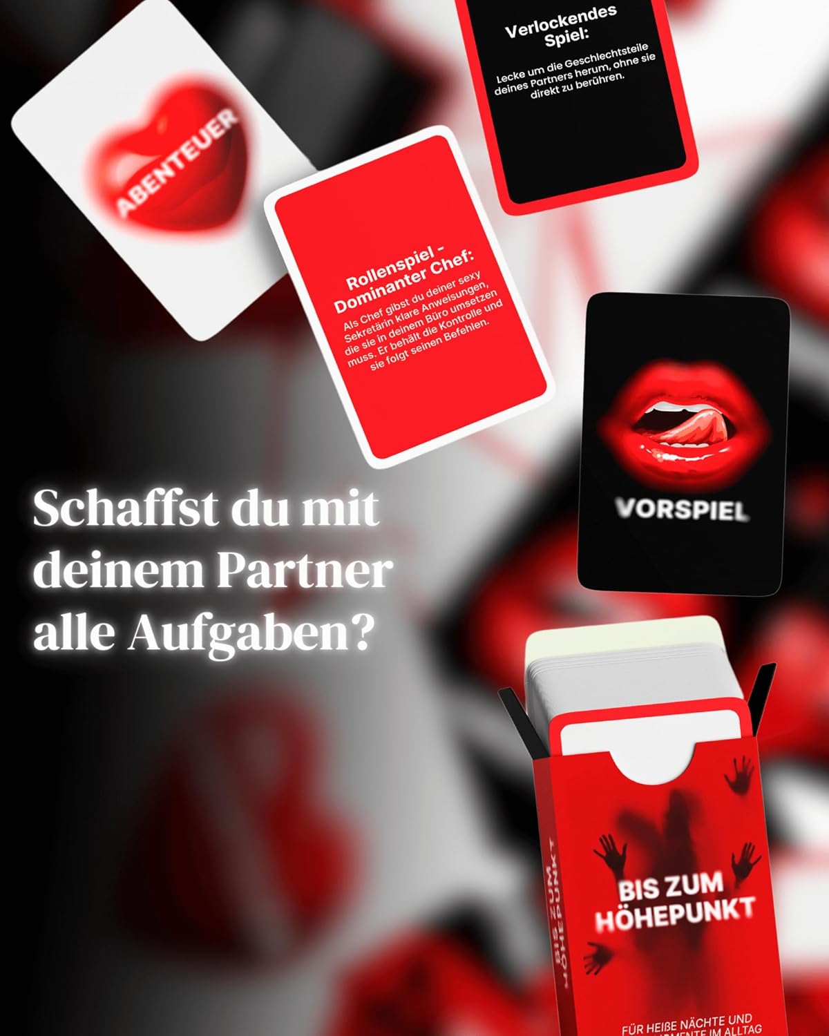 Penisvergrößerung & Pflege – YOUR LOVE CHALLENGE Up to the Climax - 100 Erotic Sex Playing Cards Valentine's Day Exciting Sex Game for Couples, Perfect for Intimate Moments and Hot Fun in Bed – Bild 6