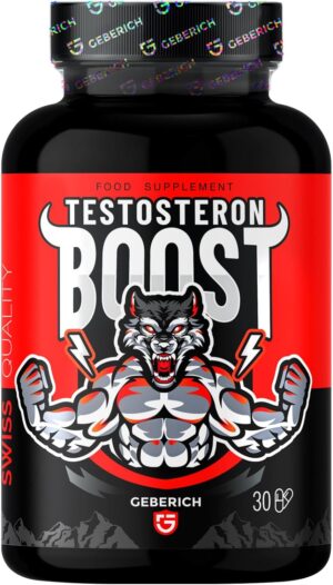 Ausdauer & Energie – Testosterone Boost - Capsules for Energy and Vitality - With Maca, Ginseng, Zinc - 30 Capsules