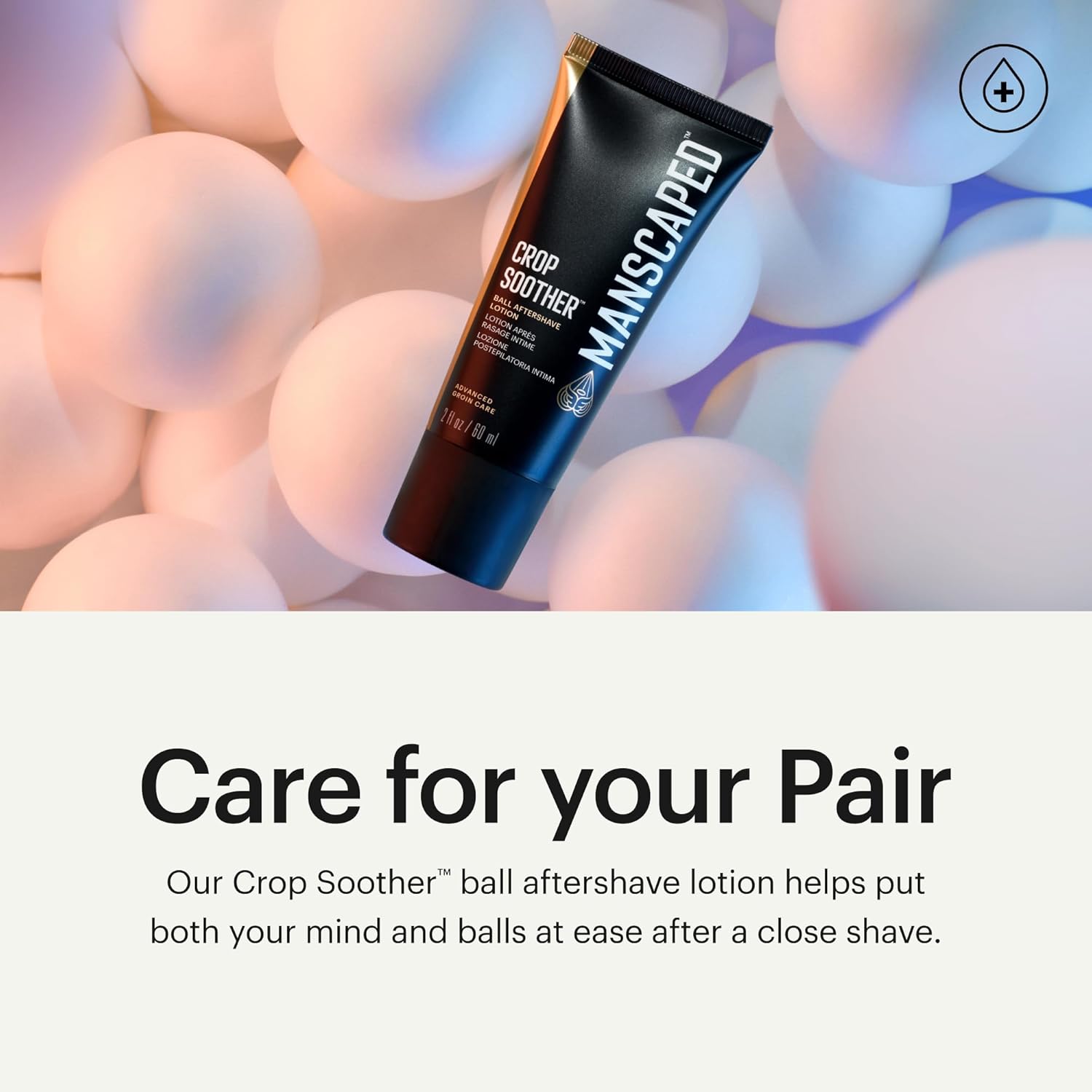 Penisvergrößerung & Pflege – MANSCAPED® Crop Soother™: Intimate Aftershave Lotion, With Aloe Vera, Oatmeal, Shea Butter, Cocoa Butter and Thistle Oil, Counteracts Shave-Related Irritation, For Sensitive Skin – Bild 4