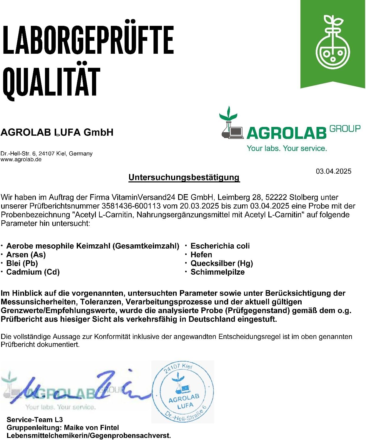 Ausdauer & Energie – Acetyl L-Carnitine 3000-250 Tablets 3000 mg per Daily Dose - Extra Strong - 100% Acetyl L-Carnitine -Strongest L-Carnitine Form - Vegan - Premium Quality German Elite Nutrition – Bild 8