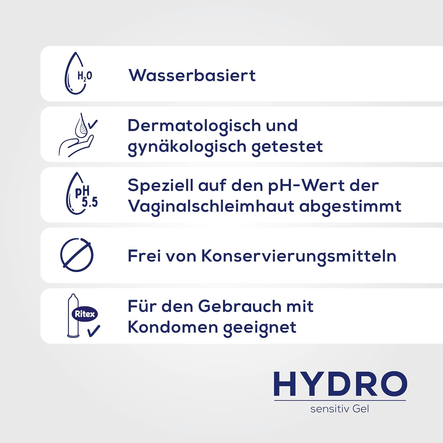 Penisvergrößerung & Pflege – Ritex 50 ml Hydro Sensitiv Gel – Bild 5