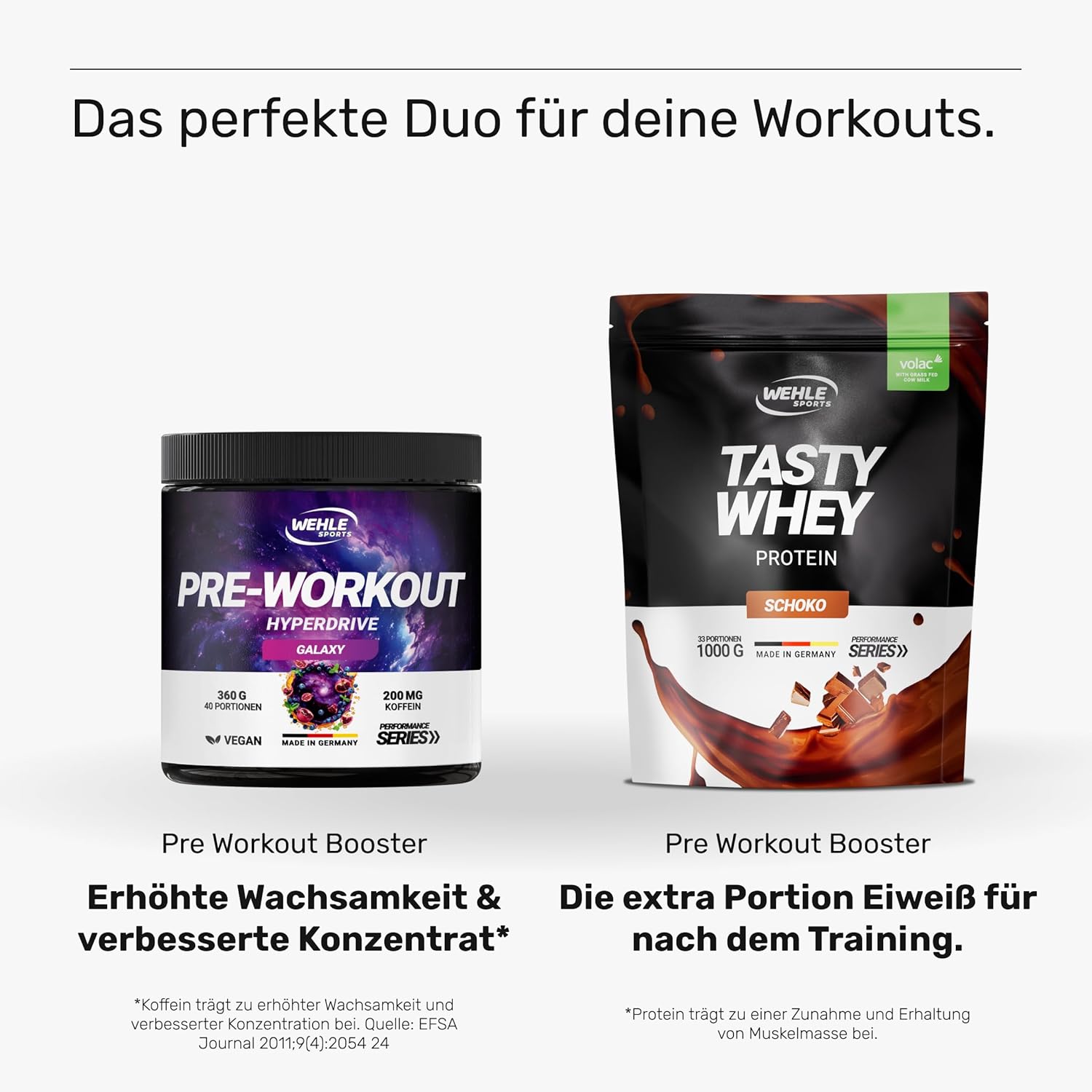 Ausdauer & Energie – Wehle Preworkout (40 Servings) Hyperdrive Galaxy Incredibly Delicious with Citrulline, Beta Alanine, Taurine, Caffeine, Guarana - High Dose - 360 g - Packaging May Vary – Bild 6