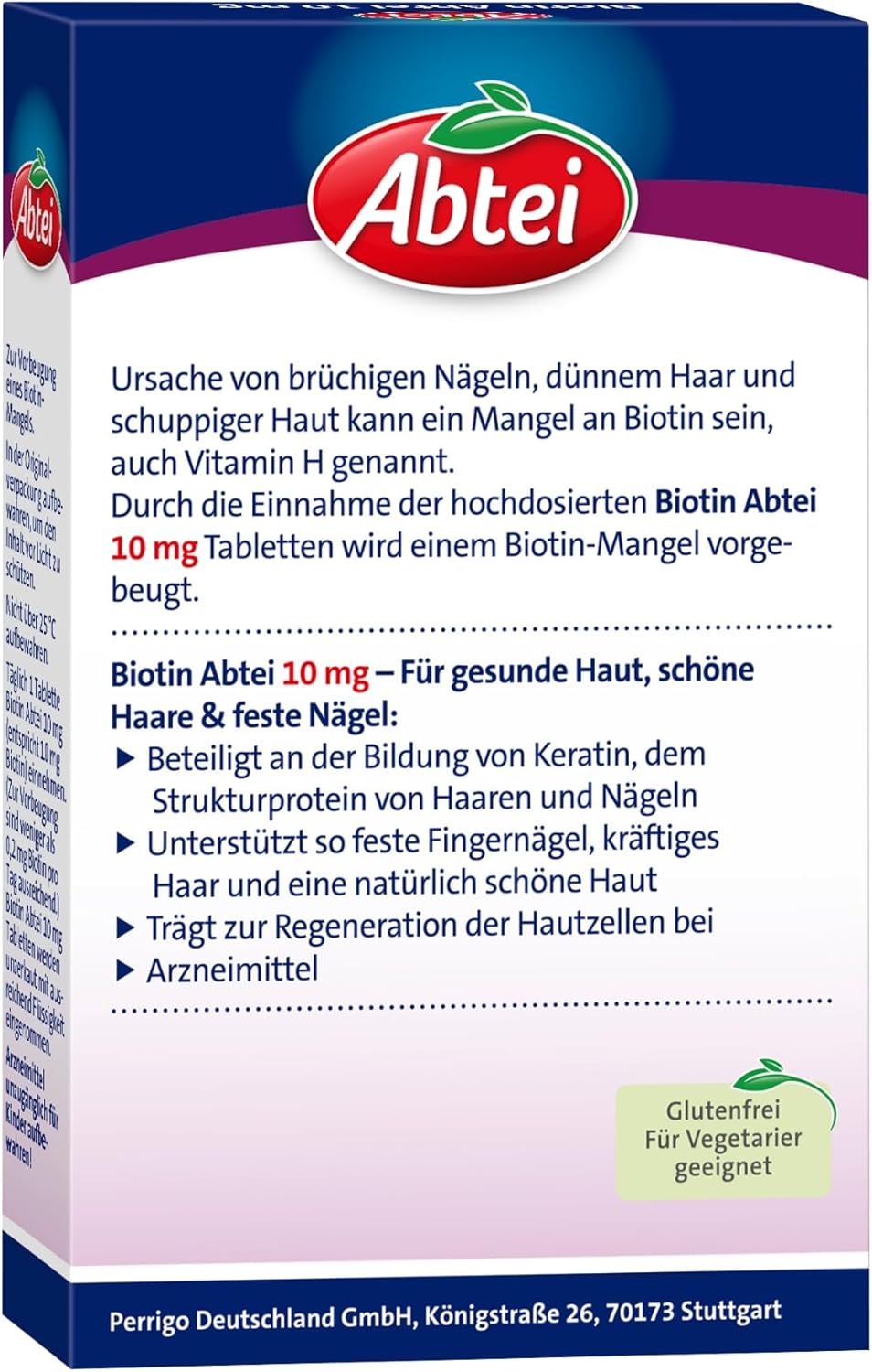 Potenzmittel & Standfestigkeit – Abbey Biotin, 10 mg, 30 pcs, 1 Pack (1 x 22g) – Bild 5