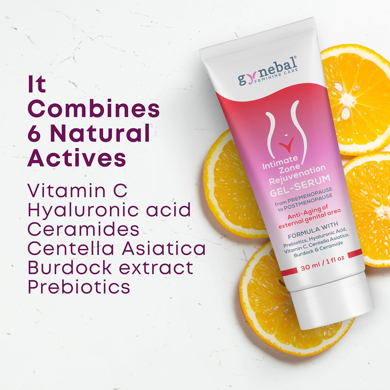 Penisvergrößerung & Pflege – 30 ml GYNEBAL Intimate Antiageing Moisturising Cream for Menopause and Vaginal Dryness for External Vaginal Use - Cream without Estrogen with Hyaluronic and Vitamin C for Rejuvenation of the Intimate – Bild 5