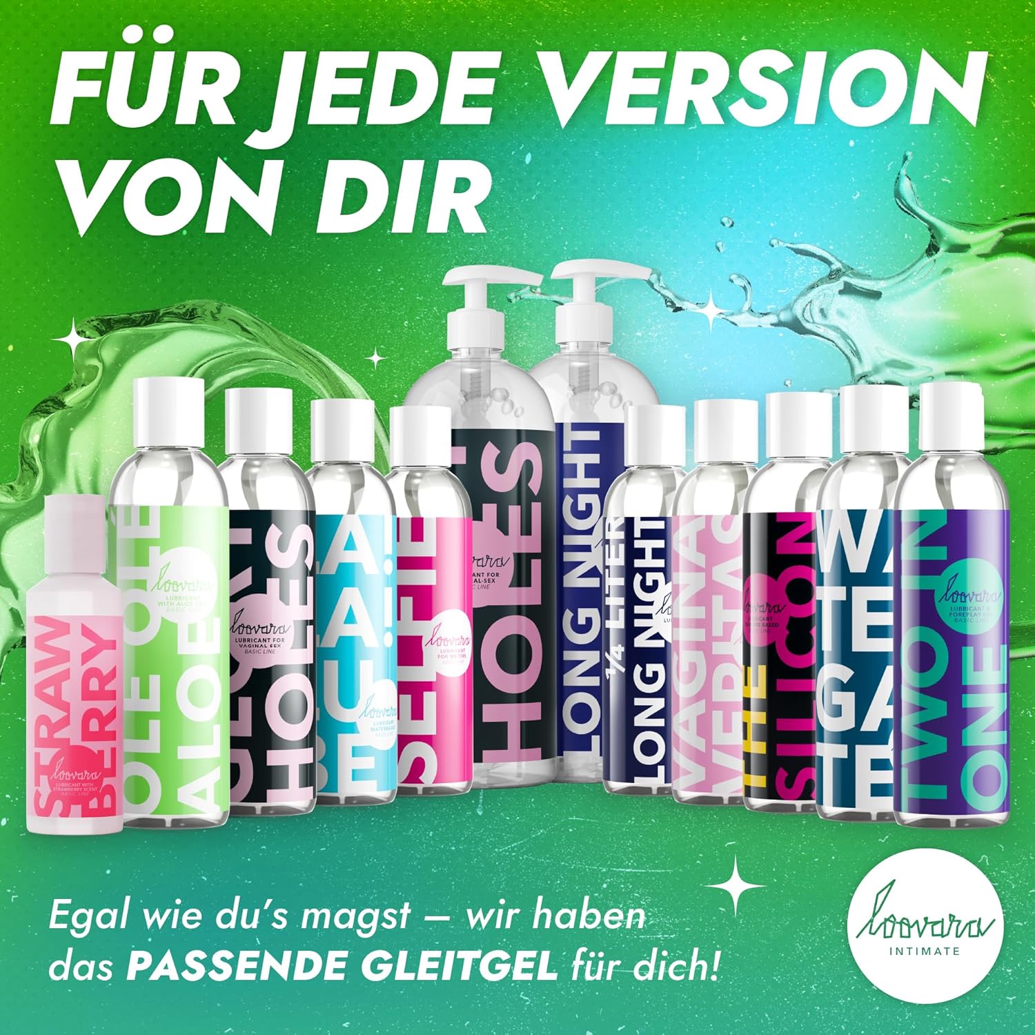 Penisvergrößerung & Pflege – LOOVARA Olé Olé Aloe Lubricant 250 ml - pH-Optimised Water-based Lubricant with Aloe Vera, Adapted to Intimate Flora, Dermatologically Tested, Vegan – Bild 6