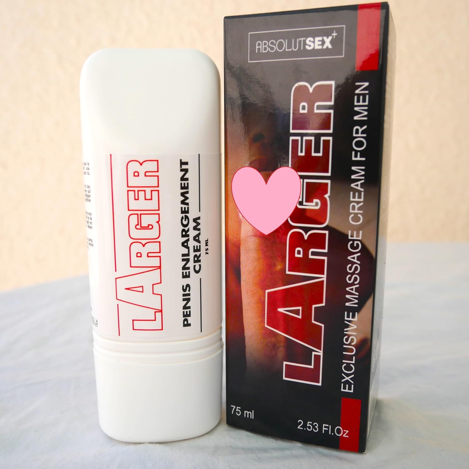 Potenzmittel & Standfestigkeit – Absolute Sex Male Enlargement Intimate Area Enlargement Cream Extender Cream Thicker Longer Strong for Men 75 ml
