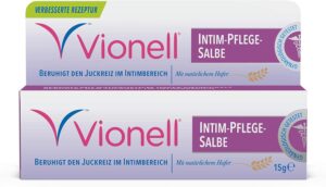 Penisvergrößerung & Pflege – Vionell Moisturizing and Soothing Intimate Cream, Helps Prevent Irritation Up to 8 Hours. With Natural Prebiotic Oats. External Use. 15g