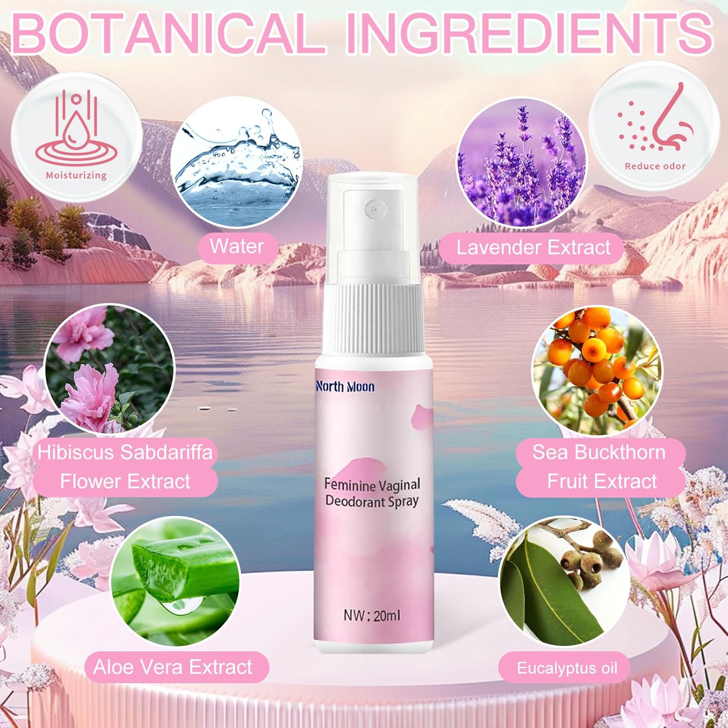 Penisvergrößerung & Pflege – Pack of 2 Intimate Spray for Women 20 ml, Mild Intimate Deodorant, Pure Natural Plant Extracts, Odour Protection Intimate Area Spray, Intimate Care Women, for Odour and Itching Relief – Bild 4