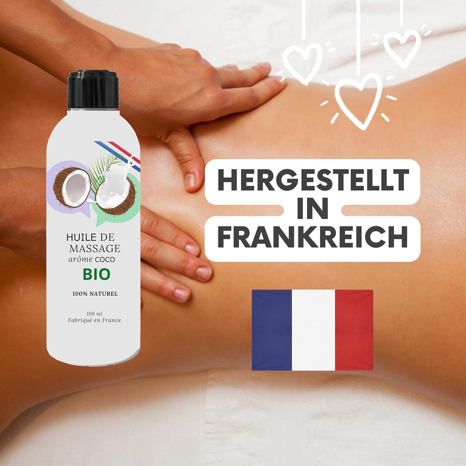 Penisvergrößerung & Pflege – Massage Oil for Sex - Oil Sex Oil Edible Coconut Coconut Lubricant for the Intimate Area. Couple Adults Fun Relaxing Aphrodisiac Toy Oral Valentine's Day Organic 100% Natural – Bild 4