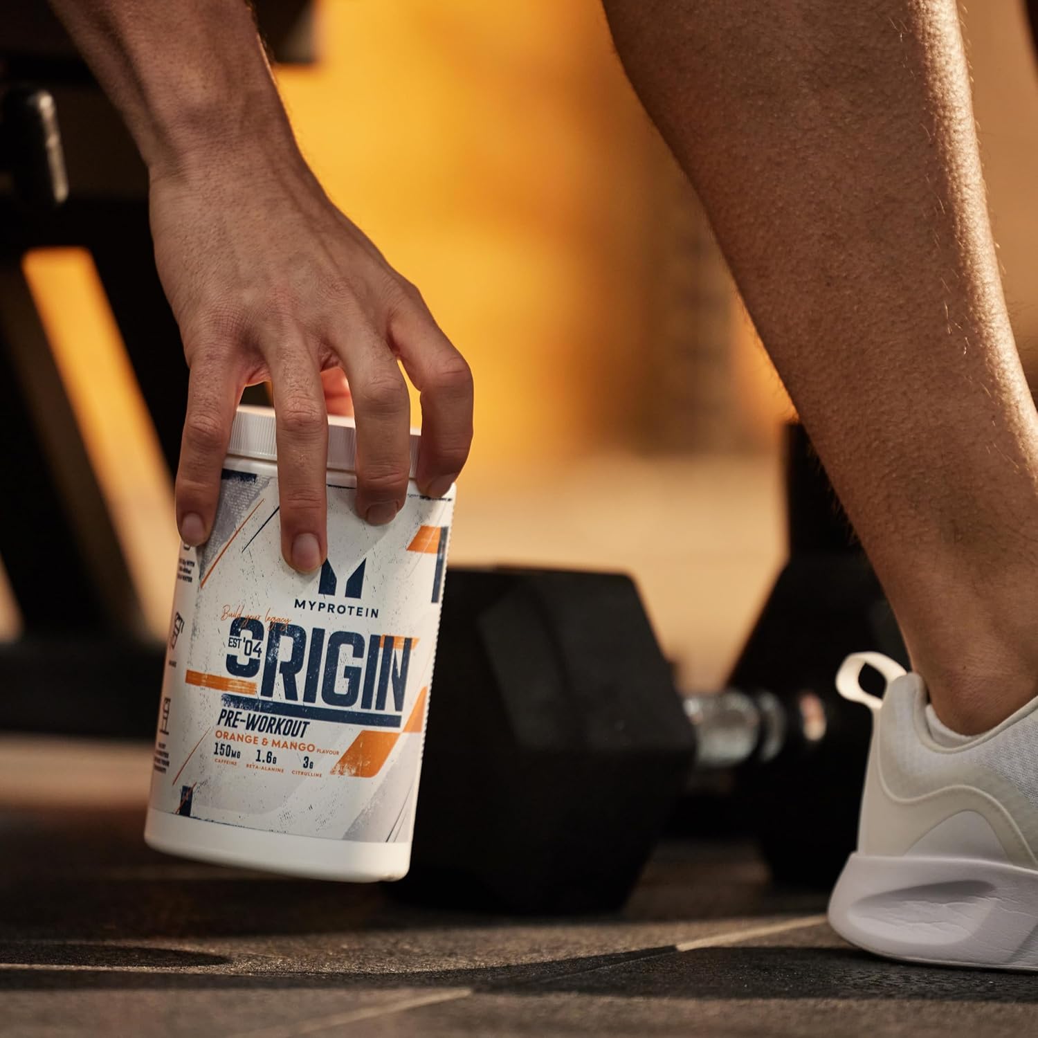 Ausdauer & Energie – Myprotein Origin Pre-Workout Powder | 300mg Caffeine, L-Citrulline & Beta-Alanine | Powerful Pre-Workout Formula | Orange Mango Lemonade, 600g Resealable Tub – Bild 6