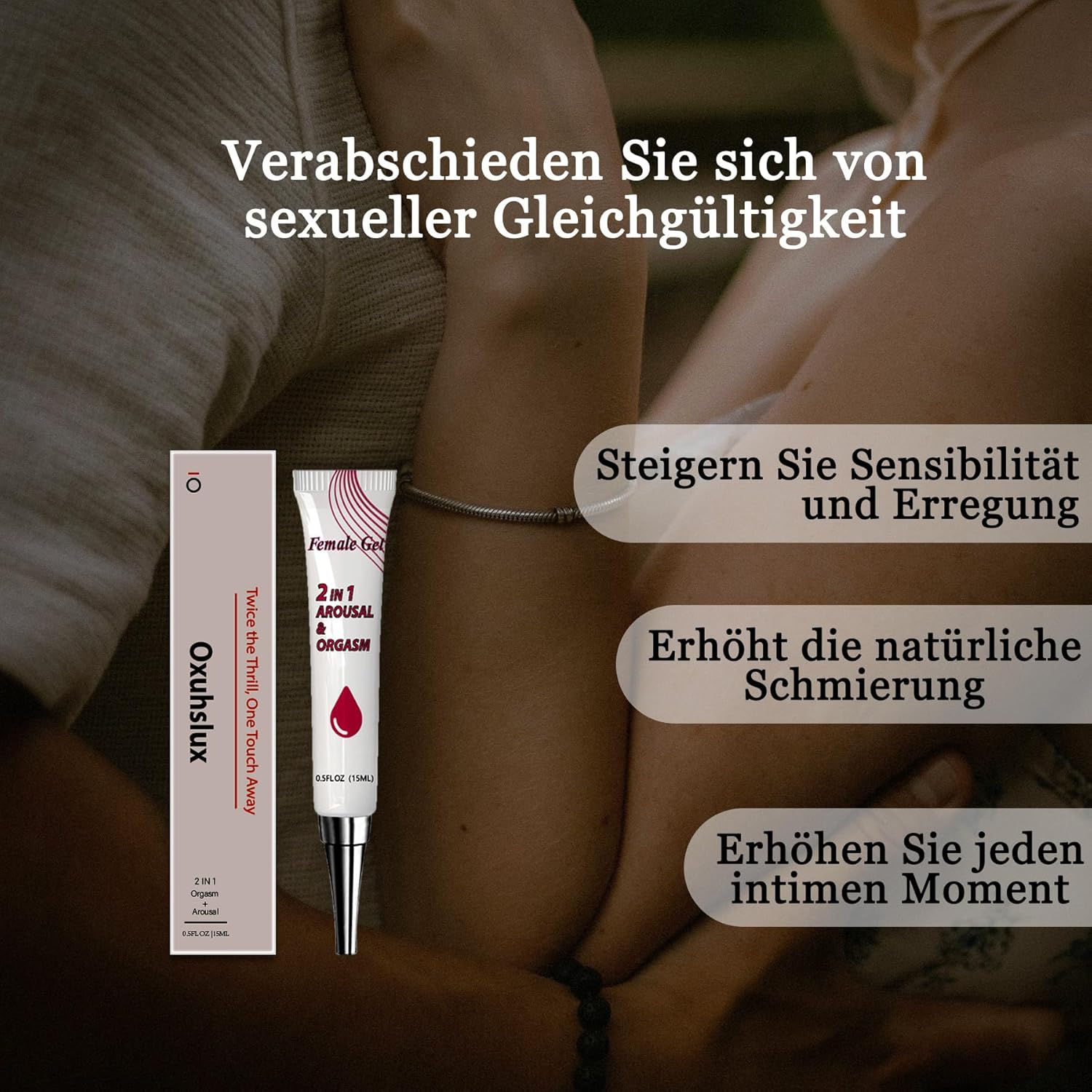 Penisvergrößerung & Pflege – Female Arousal Gel - Fast Acting Organic Stimulation Gel, Increases Intimate Desire and Sensitivity, Provides Long Lasting Tingling Pleasure for Women and Couples – Bild 6