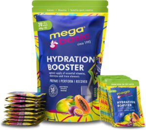 Ausdauer & Energie – Hydration Electrolyte Powder - Basic Isotonic Sports Drink, Premium Electrolytes - For Sports, Fast Regeneration & Optimal Hydration (20 x 20 g Sachets, Brazil)
