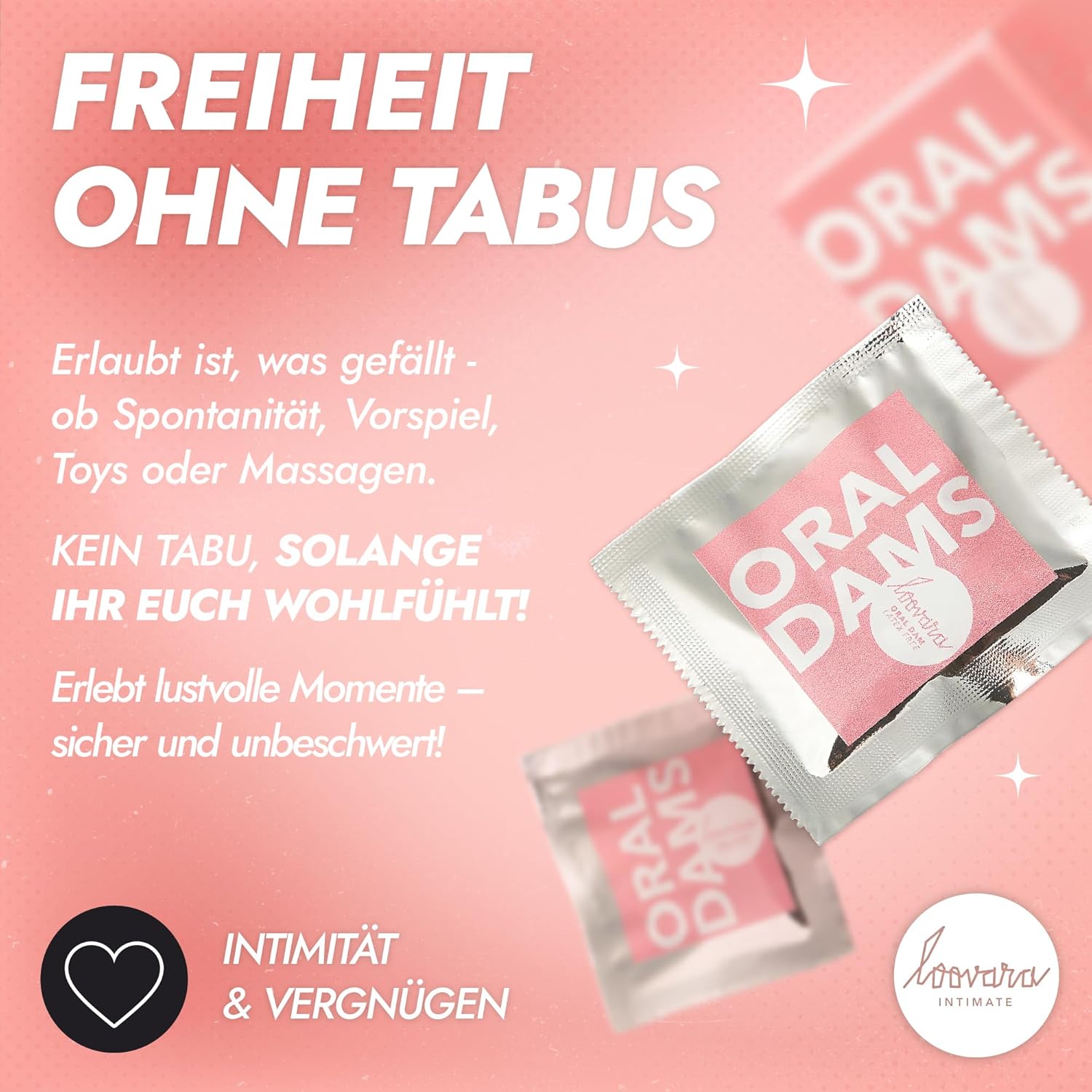 Penisvergrößerung & Pflege – Loovara Oral Wipes Lick Cloths Pack of 3 Latex Free - Oral Dams Latex Free - Protective Cloths Ultra Thin and Natural and Extra Soft for a Natural Feel, Vegan, Hypoallergenic – Bild 6