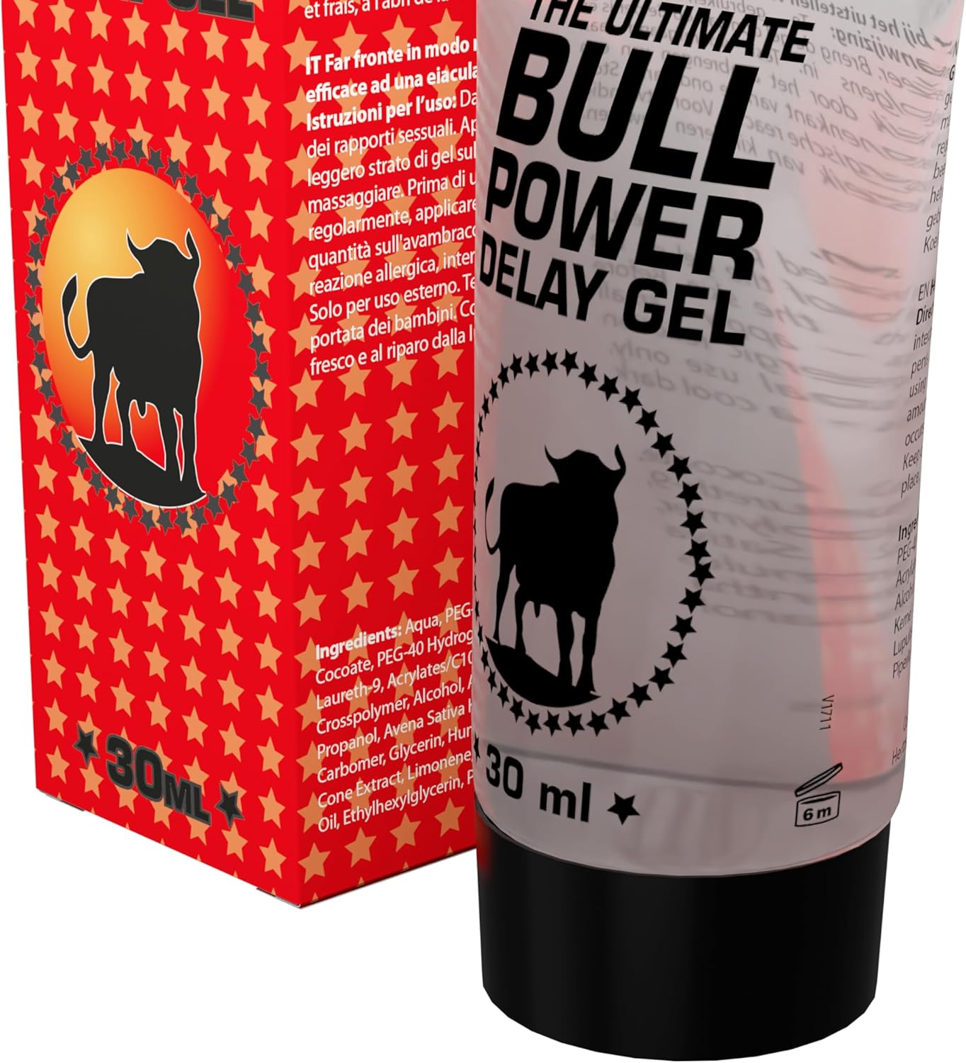 Penisvergrößerung & Pflege – Cobeco Bull Power Delay Gel 30 ml – Bild 3