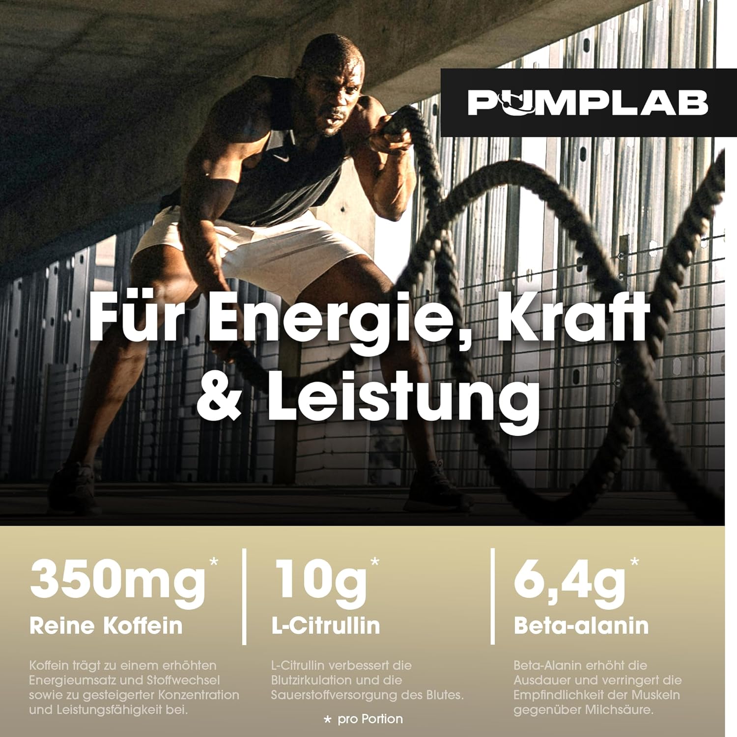Ausdauer & Energie – Uranium Hardcore Pre-Workout with High Caffeine Content, L-Citrulline, Beta-Alanine & Nootropics, 550g PWO for Energy, Pump & Focus – Bild 4