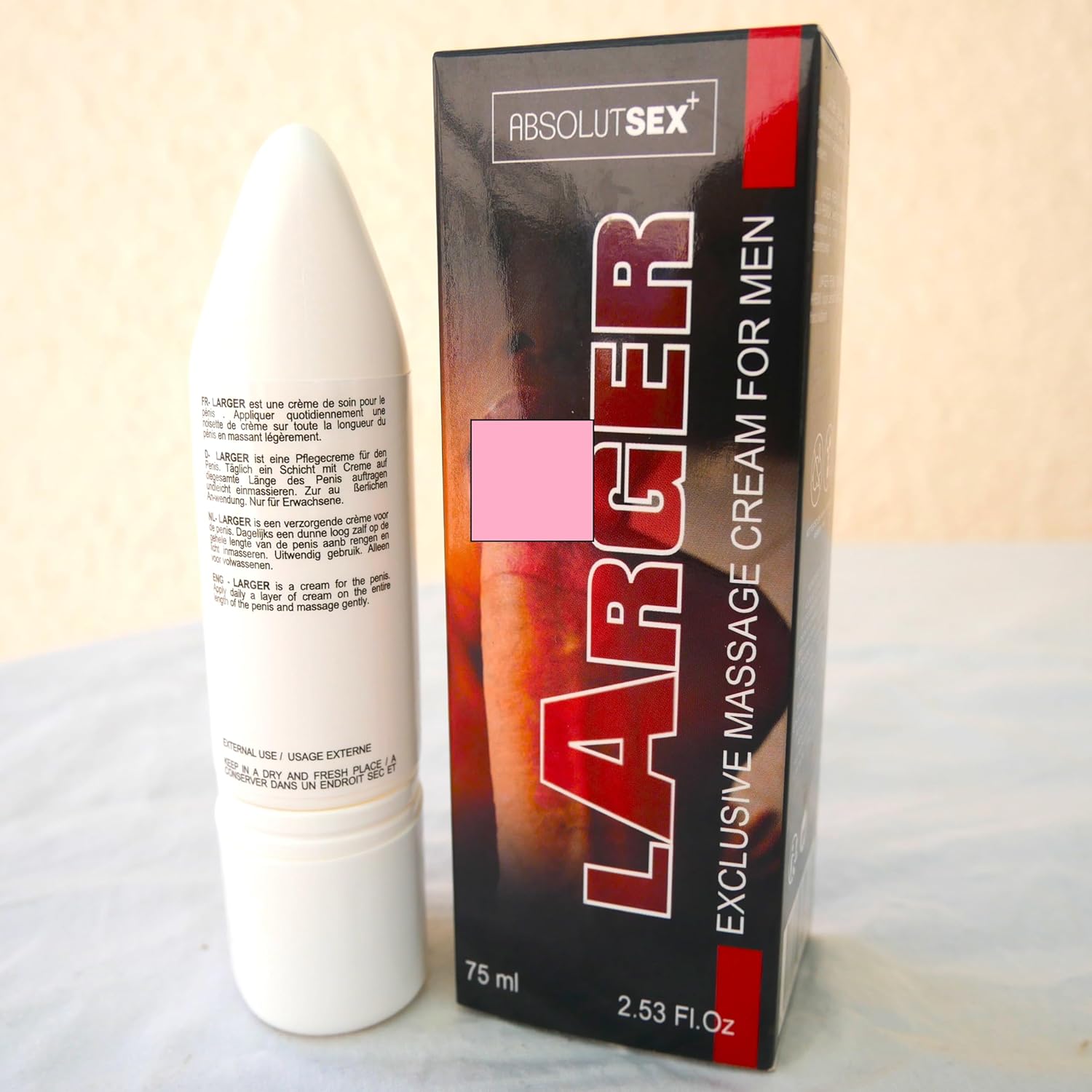Potenzmittel & Standfestigkeit – Absolute Sex Male Enlargement Intimate Area Enlargement Cream Extender Cream Thicker Longer Strong for Men 75 ml – Bild 3