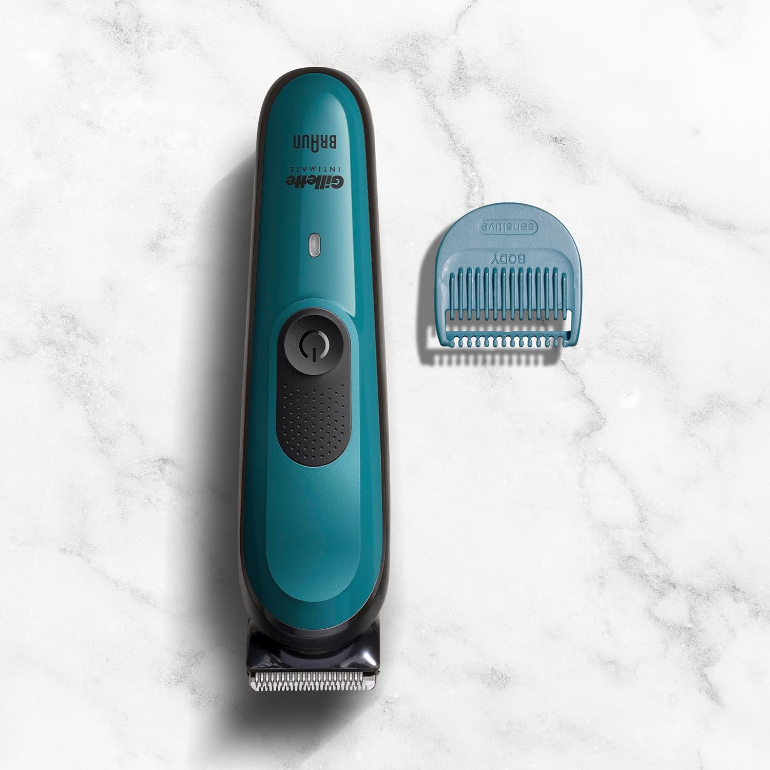 Penisvergrößerung & Pflege – Gillette Intimate Electric Body Shaver for Men for Intimate Area, SkinFirst Intimate Shaver, Trimmer with Lifetime Sharp Blades, Waterproof, Wireless for Wet and Dry Use – Bild 7