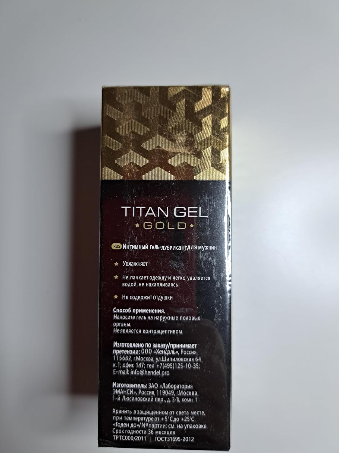 Penisvergrößerung & Pflege – Titan Gold Original 2 Tubes x 50ml Best Extension Gel for Men